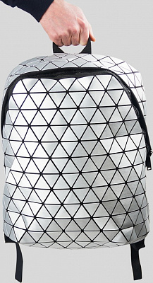 Рюкзак для ноутбука 15.6" Rombica Mybag Prisma, Silver (BG-FV002)