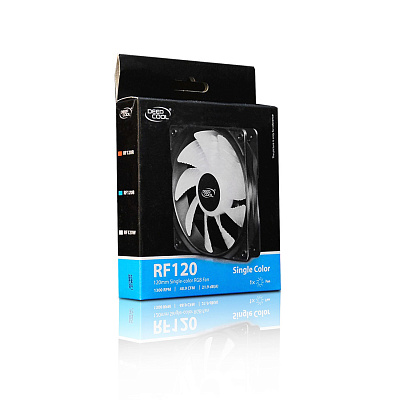 Кулер для компьютерного корпуса Deepcool RF 120W (DP-FLED-RF120-WH)