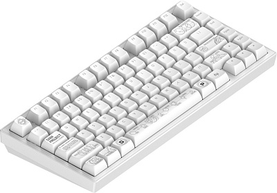 Клавиатура Dark Project ALU81A Terra Nova White (DPKB_NOVA_81_ANSI_WHITE_UA)
