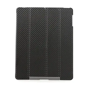 Чехол Cooler Master Wake Up Folio Carbon Texture футляр для iPad 2, iPad 3 и iPad 4-го поколения (C-IP3F-CTWU-KK ) (C-IP3F-CTWU-KK)