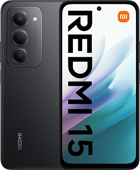 Смартфон Xiaomi Redmi 15 6/128GB, Midnight Black (Redmi 15/6/128GB/Midnight Black)
