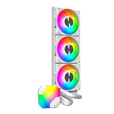 Водяное охлаждение для CPU Montech HyperFlow ARGB 360, White (HyperFlow ARGB 360 (W))