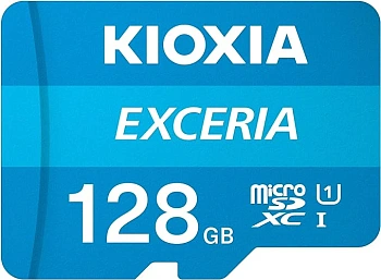 Карта памяти Micro SD Kioxia Exceria G2 10 UHS-I U3 V30 128 ГБ (LMEX2L128GG2)