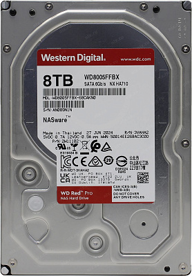 Жесткий диск Western Digital Red Pro 8000Гб (WD8005FFBX) ( WD8005FFBX)