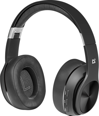 Наушники-гарнитура беспроводные Defender FreeMotion B540 черный, BT (63540)