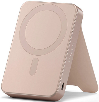 Пауэрбанк Satechi Qi2 10K - Desert Rose (ST-B10Q2SR)