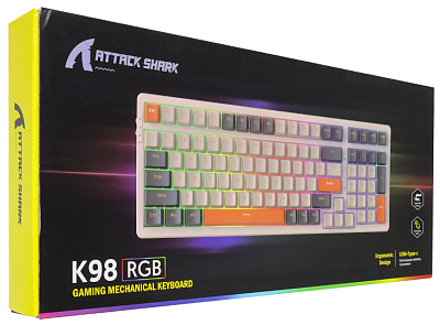 Клавиатура Attack Shark K98, Banana switch, Navy (K98-NV)