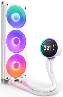 Кулер с водяным охлаждением NZXT Kraken Elite 360 RGB V2 RL-KR36E-W2 White (RL-KR36E-W2)
