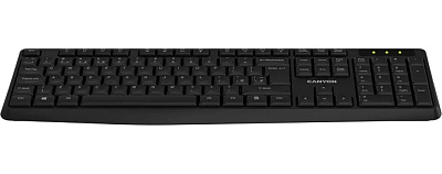 Клавиатура Canyon KB-W01 - Black (CNE-CKEYW01-RU)