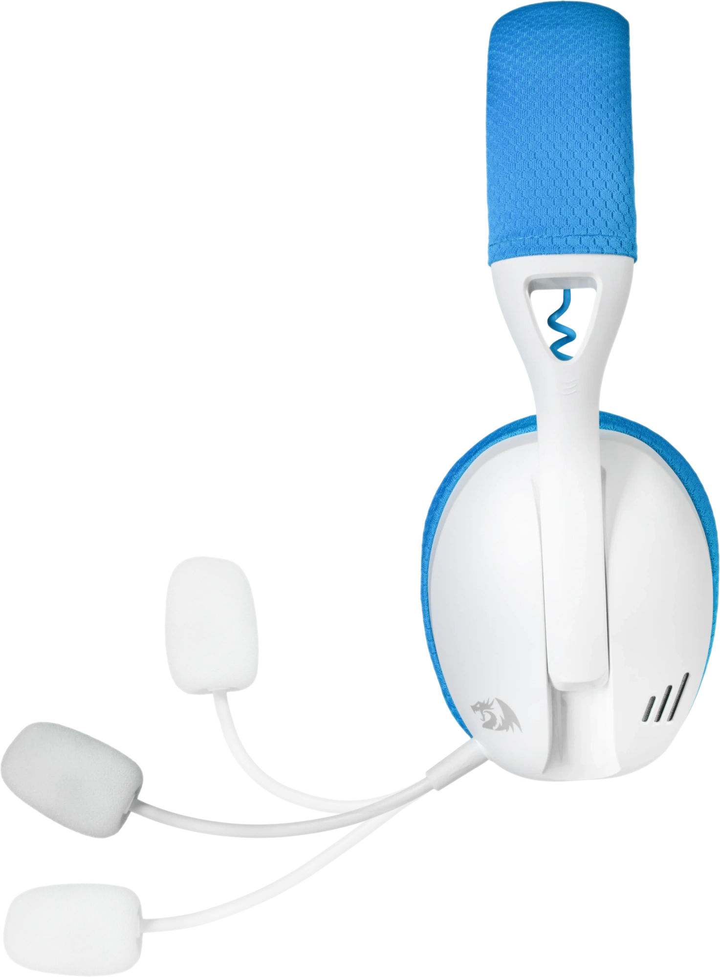 Наушники-гарнитура игровые беспроводные Redragon Ire Pro белый+синий (71539)