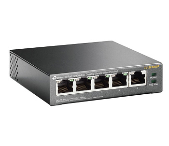 Коммутатор TP-Link TL-SF1005P 5-портовый  (TL-SF1005P) Коммутатор TP-Link TL-SF1005P 5-портовый  (TL-SF1005P)