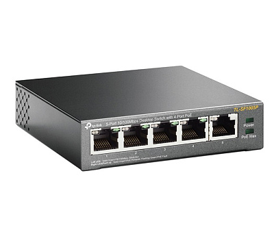 Коммутатор TP-Link TL-SF1005P 5-портовый  (TL-SF1005P)