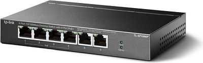 Коммутатор PoE  6-портовый Tp-Link TL-SF1006P  (TL-SF1006P(UN))