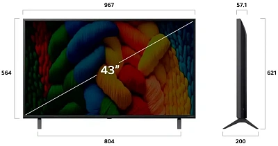 Телевизор LG NanoCell 43NANO80A6B 43" 4K UHD (43NANO80A6B)