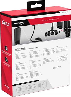 Поп-фильтр HyperX Shield Mic Black (6X256AA) 