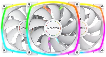 Вентилятор для корпуса Montech AX120 3 in 1 Pack, Белый (AX120 3 in 1 Pack (W))