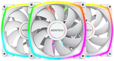 Вентилятор для корпуса Montech AX120 3 in 1 Pack, Белый (AX120 3 in 1 Pack (W))