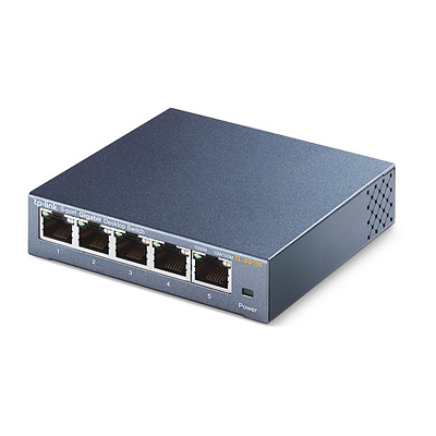 Коммутатор TP-Link TL-SG105 5-портовый 10/100/1000 Мбит/с настольный  (TL-SG105)