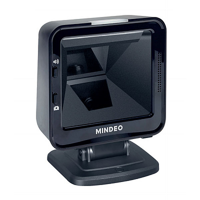 Сканер ШК (презентационный, 2D имидж, черный) Mindeo MP8610 USB с подставкой (MP8610)