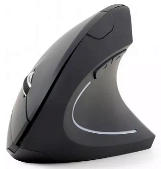 Мышка беспроводная Gembird MUSW-ERGO-01, black (MUSW-ERGO-01)