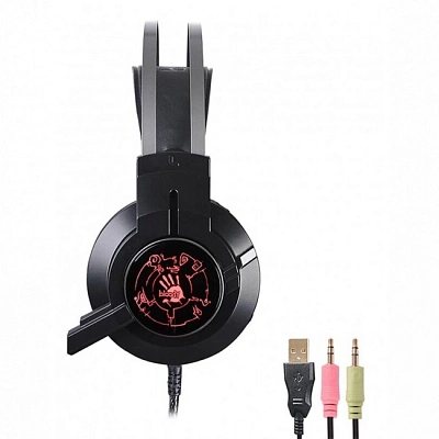 Гарнитура A4Tech Bloody G430, 1.8m, LED, Black (G430/BLACK)