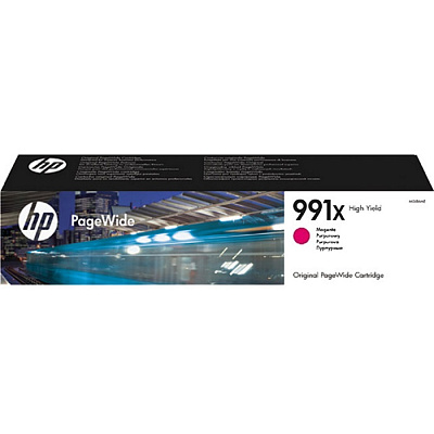 Лазерный картридж HP 991X, пурпурный / 16000 страниц(M0J94AE)