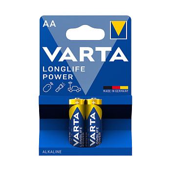Батарейка VARTA Longlife Power Mignon 1.5V - LR6/AA 2 шт в блистере (LR6/АА Longlife Power 2)