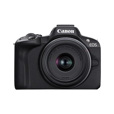 Цифровой фотоаппарат CANON EOS R50 + RF-S 18-45 mm IS STM Creator Kit Black (5811C036)