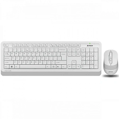 Клавиатура+мышь беспроводная A4tech FG1010S-White Fstyler USB (FG1010S-White Fstyler)