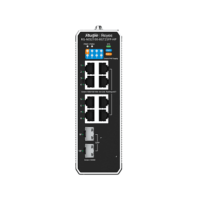 Коммутатор Ruijie Reyee RG-NIS2100-8GT2SFP-HP (RG-NIS2100-8GT2SFP-HP)
