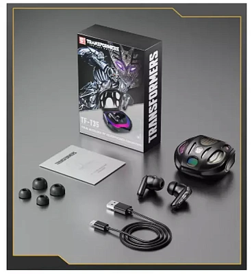 Наушники беспроводные TWS Transformers TF-T35, Black (TF-T35_Black)