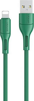 Кабель Apple Lightning Usams SJ500, 1m, Green (SJ500USB04)