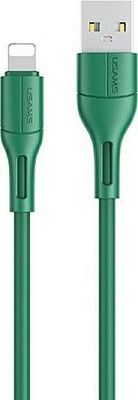 Кабель Apple Lightning Usams SJ500, 1m, Green (SJ500USB04)