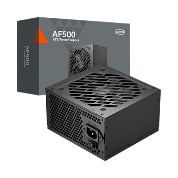 Блок питания PCCooler P1-AF500-N1H, 500W, 80+, Non Modular, ATX, Черный (P1-AF500-N1H)