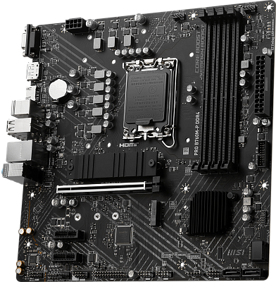 Материнская плата MSI PRO B760M-P, iB760,S1700,mATX (PRO B760M-P)