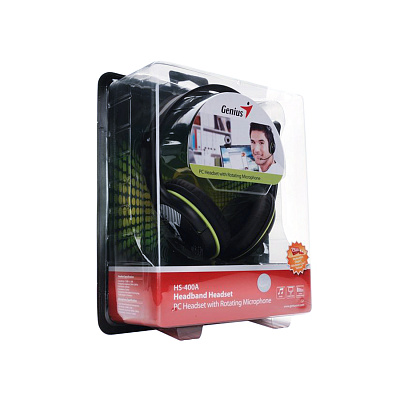 Наушники Genius HS-400A (HS-400A Green)