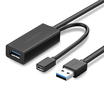 Кабель UGREEN USB(m) - USB(f) удлинитель USB 3.0,  5m US175 (20826)