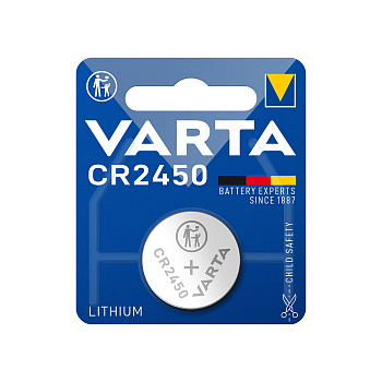Батарейка VARTA Professional Electronics CR2450 3V 1 шт в блистере (CR2450)