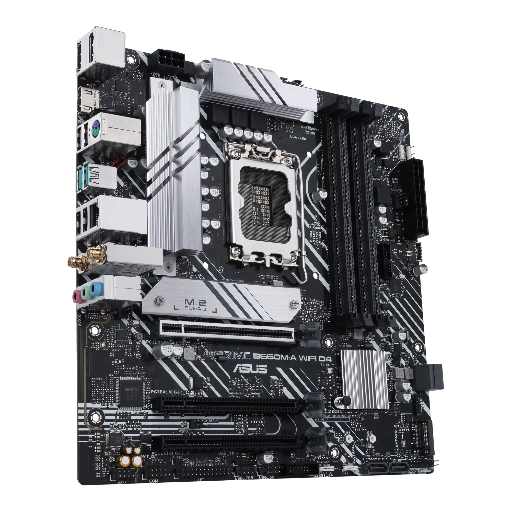 Материнская плата ASUS Prime B660M-A WiFi D4 (90MB1AE0-M0EAY0/90MB1AE0-M1EAY0)