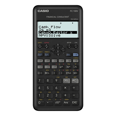 Калькулятор финансовый CASIO FC-100V-2-W-ET (FC-100V-2-W-ET)