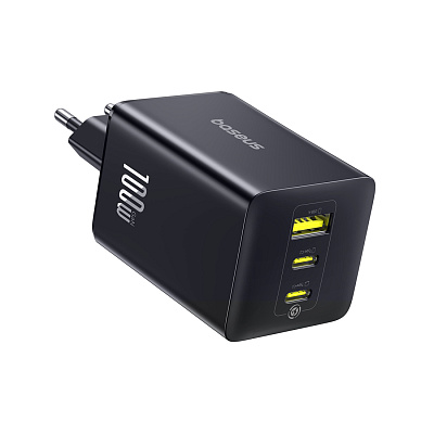 Адаптер питания Baseus EnerFill FE11 2C+U 100W Black (P10182102123-00)