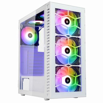 Корпус Kolink Observatory HF Glass ARGB - White (PGW-CH-KOL-111)