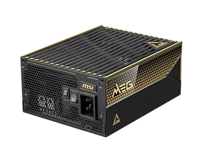 Блок питания MSI 1600W, MEG Ai1600T PCIE5, ATX, 80+ Черный (MEG Ai1600T PCIE5)