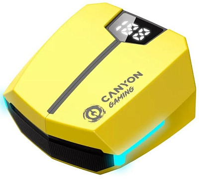 Наушники Canyon Doublebee GTWS-2, Gaming Yellow (CND-GTWS2Y)