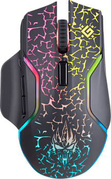 Мышь беспроводная игровая Defender Oneshot GM-067, RGB (52067)