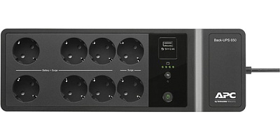 Источник бесперебойного питания APC Back-UPS 650VA, 230V, 1 USB (BE650G2-RS/box)