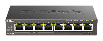 Коммутатор D-Link DGS-1008P/F3A (DGS-1008P/F3A)