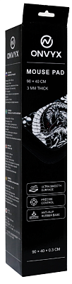Коврик для мыши ONVYX OMP90403KBD, Dragon Print (OMP90403KBD)