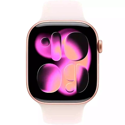 Смарт часы Apple Watch Series 11 GPS 42mm Rose Gold Aluminium Case with Light Blush Sport Band - S/M (MEU04RK/A)
