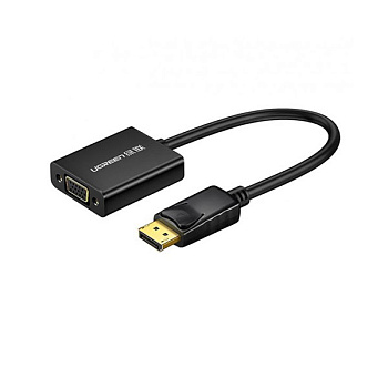 Конвертер UGREEN DP109 DP(m) to VGA(f), 20415, Black (20415)